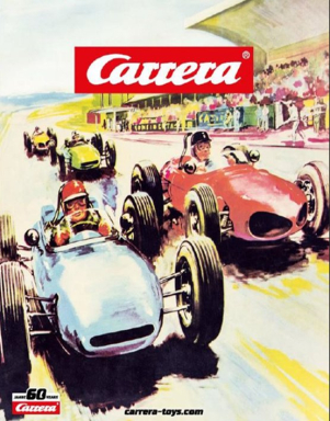 Carrera 21136 Tin Plate Sign - 60 Year of Carrera, Design 1