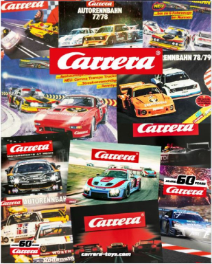 Carrera 21139 Tin Plate Sign - 60 Year of Carrera, Design 4