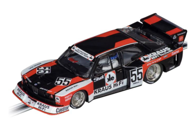 Carrera 27714 BMW 320 Turbo Flachbau "Kraus-Team Schnitzer, No.55" DRM 1980 , Evolution 1/32 w/light