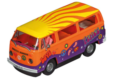 Carrera 27759 VW Bus T2b "Peace and Love", Evolution 1/32 w/Lights