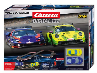 Carrera 30038 Pole to Podium, w/Lights and Wireless, Digital 132