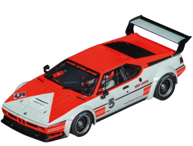 Carrera 32032 BMW M1 Procar "Niki Lauda, No. 5" Hockenheim, 1979, Digital 1/32 w/Lights