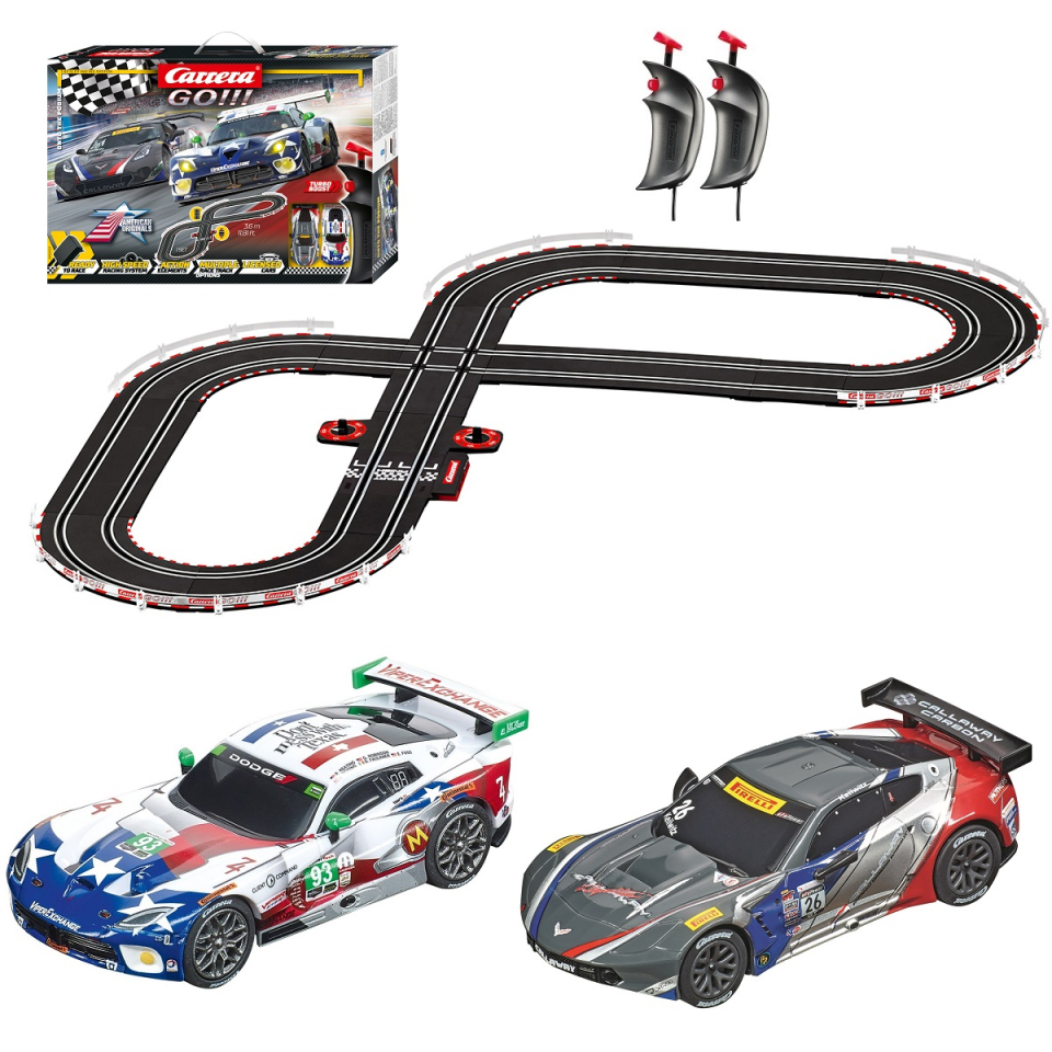 Carrera slot popular car Race set + Extension se