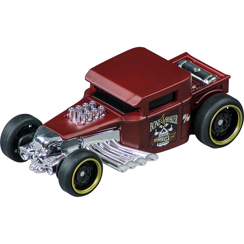 Carrera Slots Carrera Slot Cars Racing Tracks and Sets Carrera 64222 Hot Wheels Bone Shaker Red GO 1 43 Scale