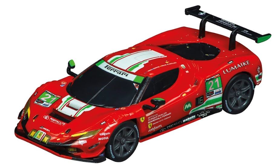 Carrera Slots Carrera Slot Cars Racing Tracks and Sets Carrera 64242 Ferrari 296 GT3 AF Corse No.21 GO 1 43