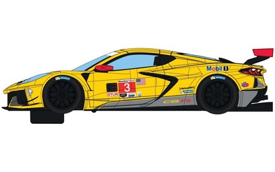 Scalextric C4246 Chevrolet Corvette C8R, DPR, 132 Scale w/Lights