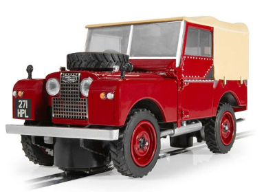 Scalextric C4493 Land Rover Series 1 - Poppy Red w/Lights