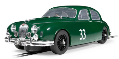 Scalextric C4506 Jaguar Mk I - Mike Hawthorn, DPR, 1/32 Scale w/Lights