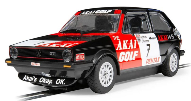 Scalextric C4520 Volkswagen Golf MK 1 GTI - Richard Lloyd Racing, DPR, 1/32 Scale w/Lights