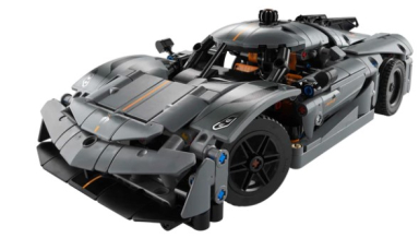 LEGO 42173 Koenigsegg Jesko Absolut Grey Hypercar Kit