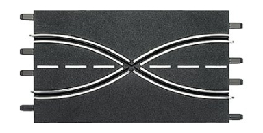 Carrera 20517 Lane Change Section (2 pieces) - Digital 124/132 & Analog