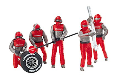 Carrera 21131 Set of Mechanics Figures (Red)