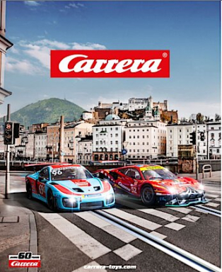 Carrera 21141 Tin Plate Sign - 60 Year of Carrera, Design 6