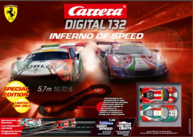 Carrera 30043 Inferno of Speed, Digital 132 Set w/Lights