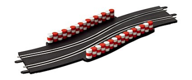 Carrera 61647 Chicane (2 pieces) - For use only with GO!!! and Digital 1:43