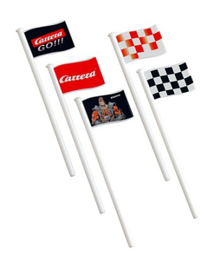 Carrera 61650 Flags (10 per pack), For use only with GO!!! and Digital 1/43