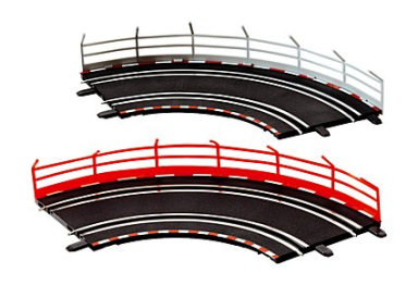 Carrera 61651 Guardrail Fence (10 per pack), For use only with GO!!! and Digital 1/43