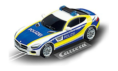 Carrera 64118 Mercedes GT3 AMG Coupe Polizei w/Flashing Lights