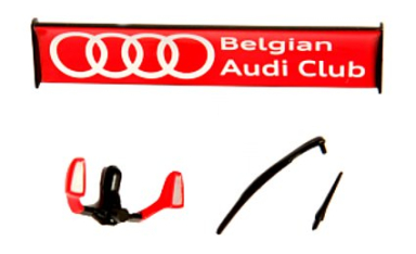 Carrera 85402 1/24 Accessories, Audi R8 LMS, Audi Sport Team WRT 24h Spa 2011 "No.33"