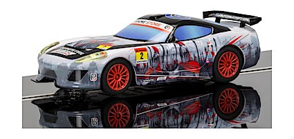 Scalextric C3839 Team GT Lightning-Team GT Spartan, 1/32 Scale w/Lights