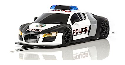 Scalextric police best sale car with lights