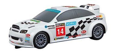 Scalextric C4116 Rally Car 'Team Modified', Start, 1/32 Scale