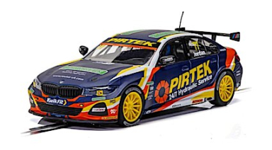 Scalextric C4194 BMW 330I M-Sport - BTCC 2019 - Andrew Jordan (or 2020), DPR, 1/32 Scale w/Lights