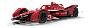 Scalextric C4315 Formula E - Avalanche Andretti - Season 8 - Jake Dennis,  1/32 Scale w/Lights