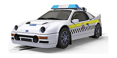 Scalextric C4341 Ford RS200 - Police Edition, DPR, 1/32 Scale