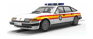 Scalextric C4342 Rover SD1 - Police Edition, DPR, 1/32 Scale w/Lights