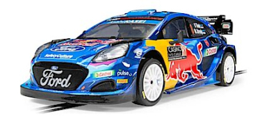 Scalextric C4501 Ford Puma Rally1- Ranak/Jarveoqa, DPR, 1/32 Scale w/Lights