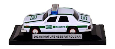 Hess 2003 Miniature Hess Patrol Car