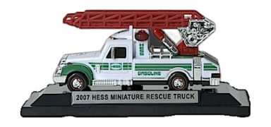 Hess 2007 Hess Miniature Rescue Truck