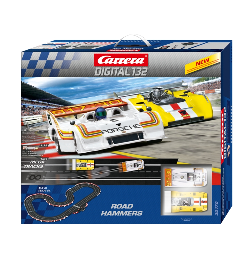 Carrera Slots Carrera Slot Cars Racing Tracks and Sets Carrera 30170 Road Hammers Set Digital 1 32