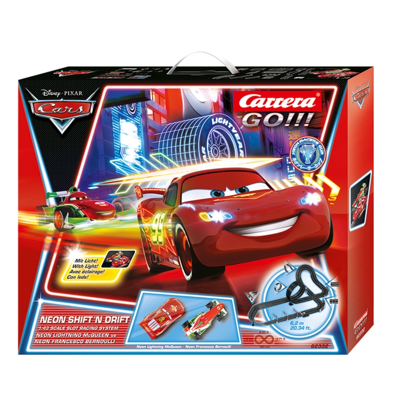 6 Carrera Disney CARS Edition 1:43 shops Slot Cars